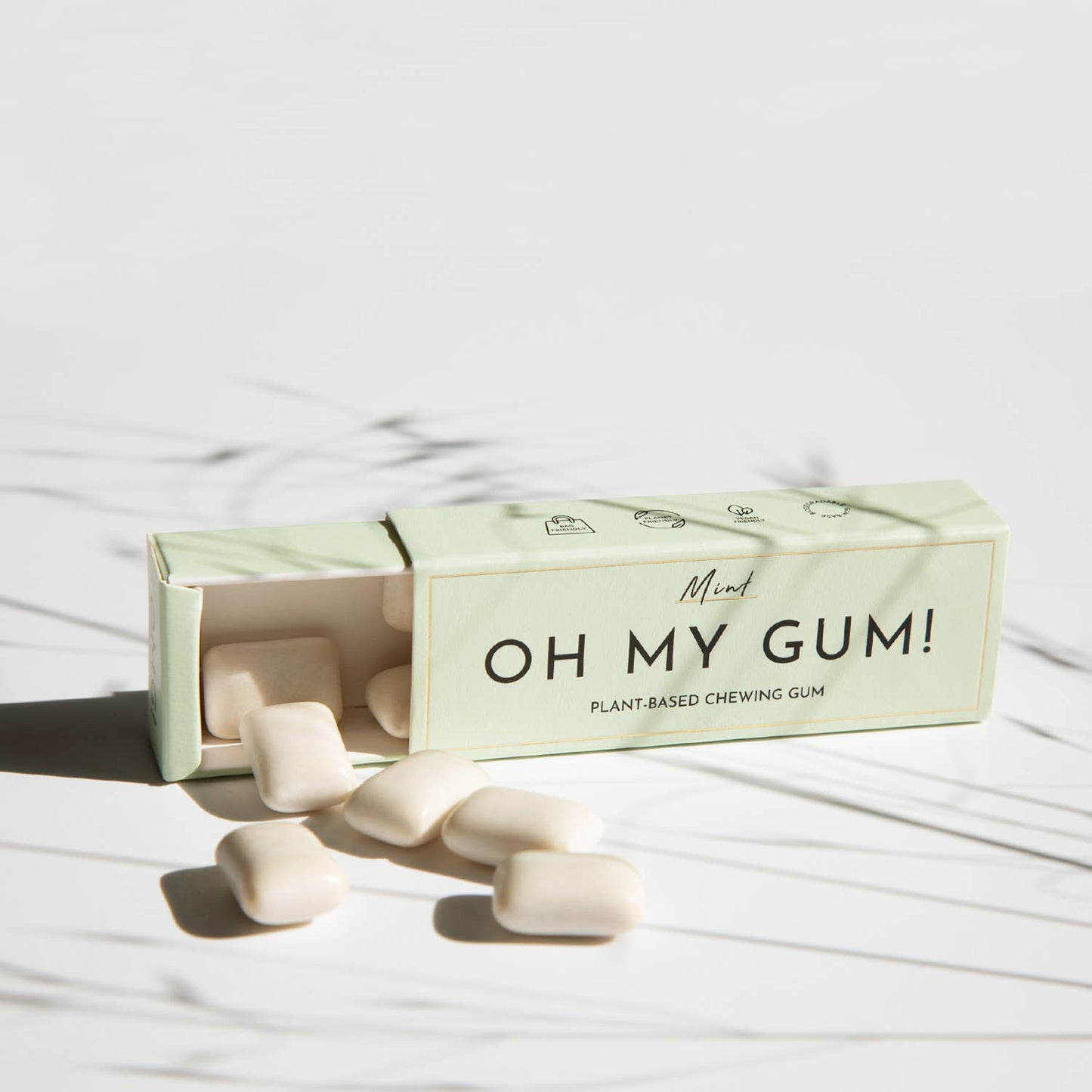 OH MY GUM! - Mint Chewing Gum - add to your gift box at Out of the Box Gifts