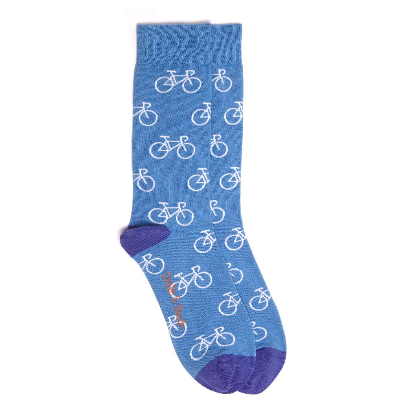 Tour De Tours Organic Cotton Luxury Socks - add to your gift box at Out of the Box Gifts