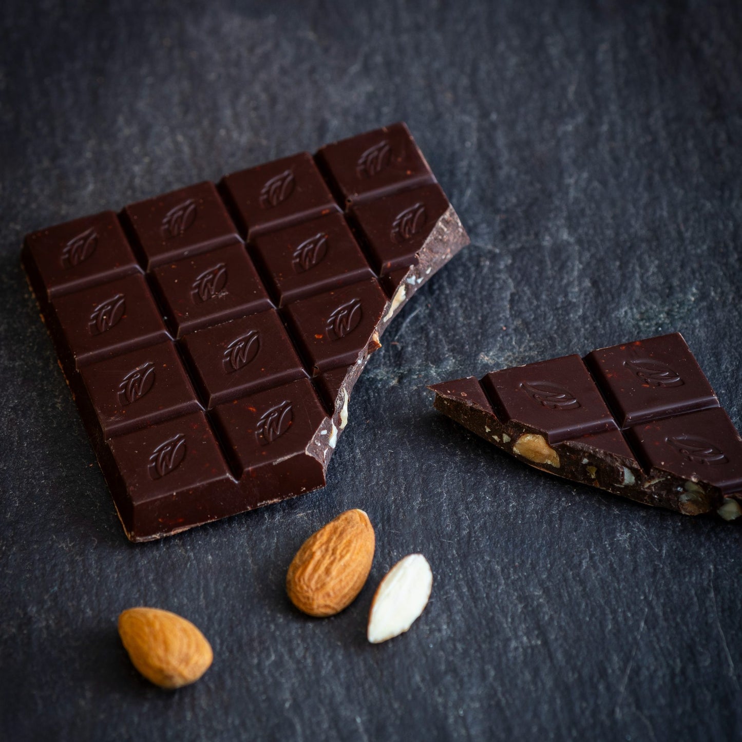 Willie's Cacao Almendra - Dark Chocolate with Almonds - add to your gift box at Out of the Box Gifts