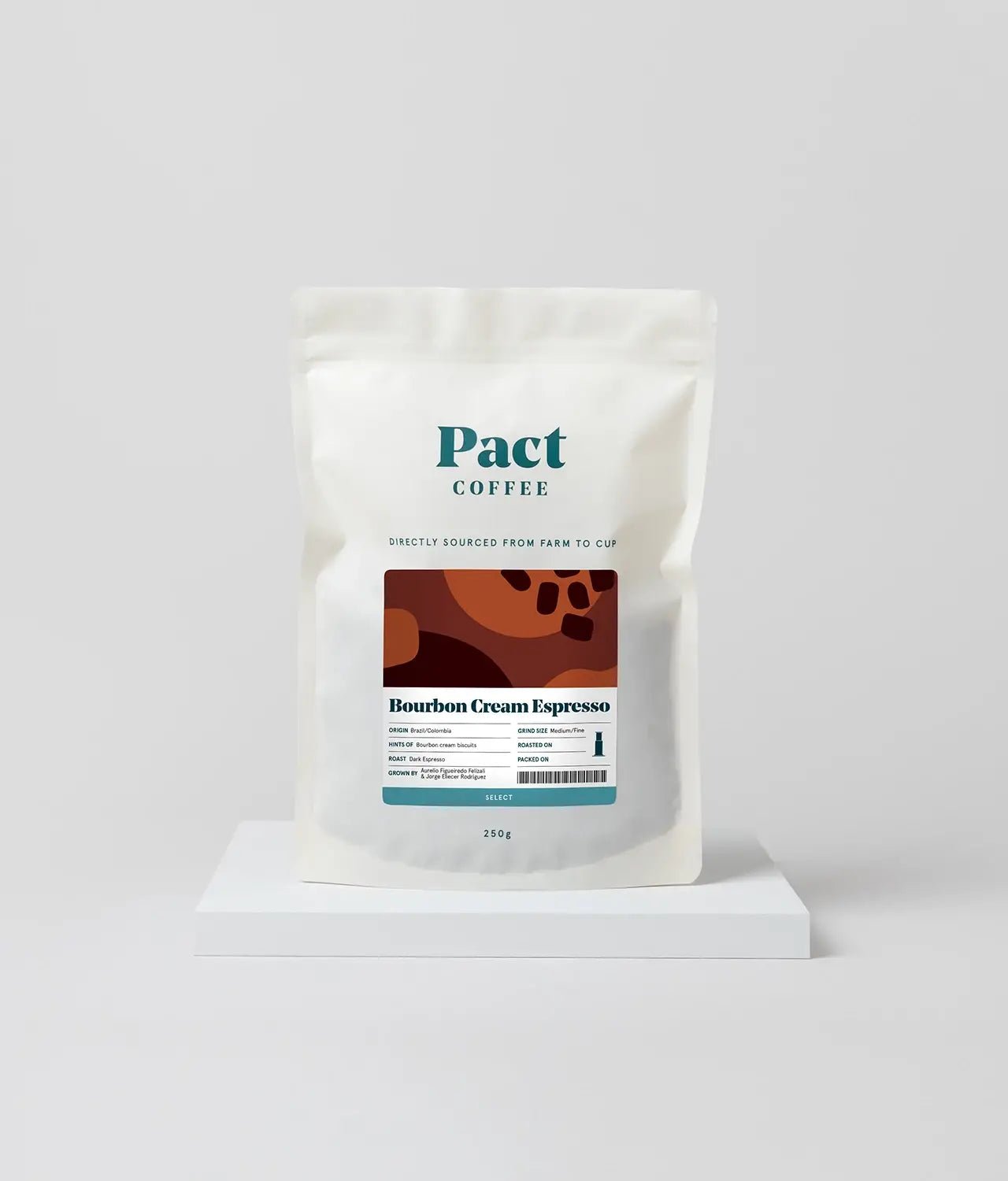 Pact Bourbon Cream Espresso Ground Coffee - add to your gift box at Out of the Box Gifts