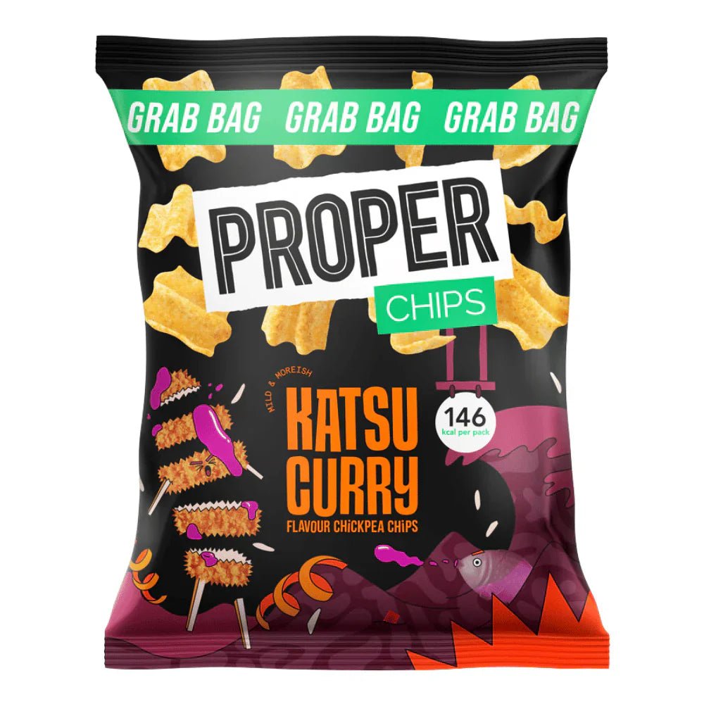 PROPERCHIPS Katsu Curry Chickpea Chips - add to your gift box at Out of the Box Gifts