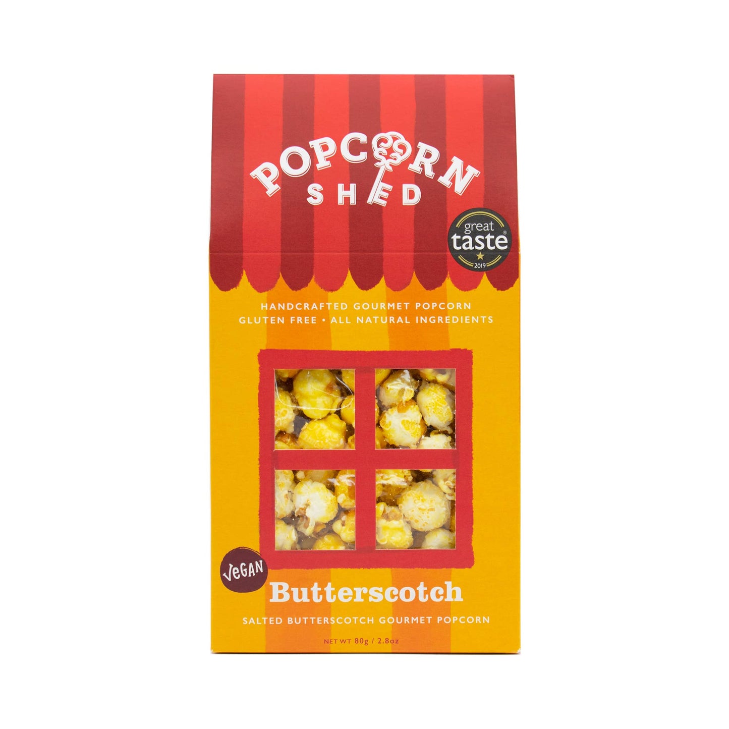 Salted Butterscotch Caramel Popcorn - Ethical Snack Gift - add to your gift box at Out of the Box Gifts