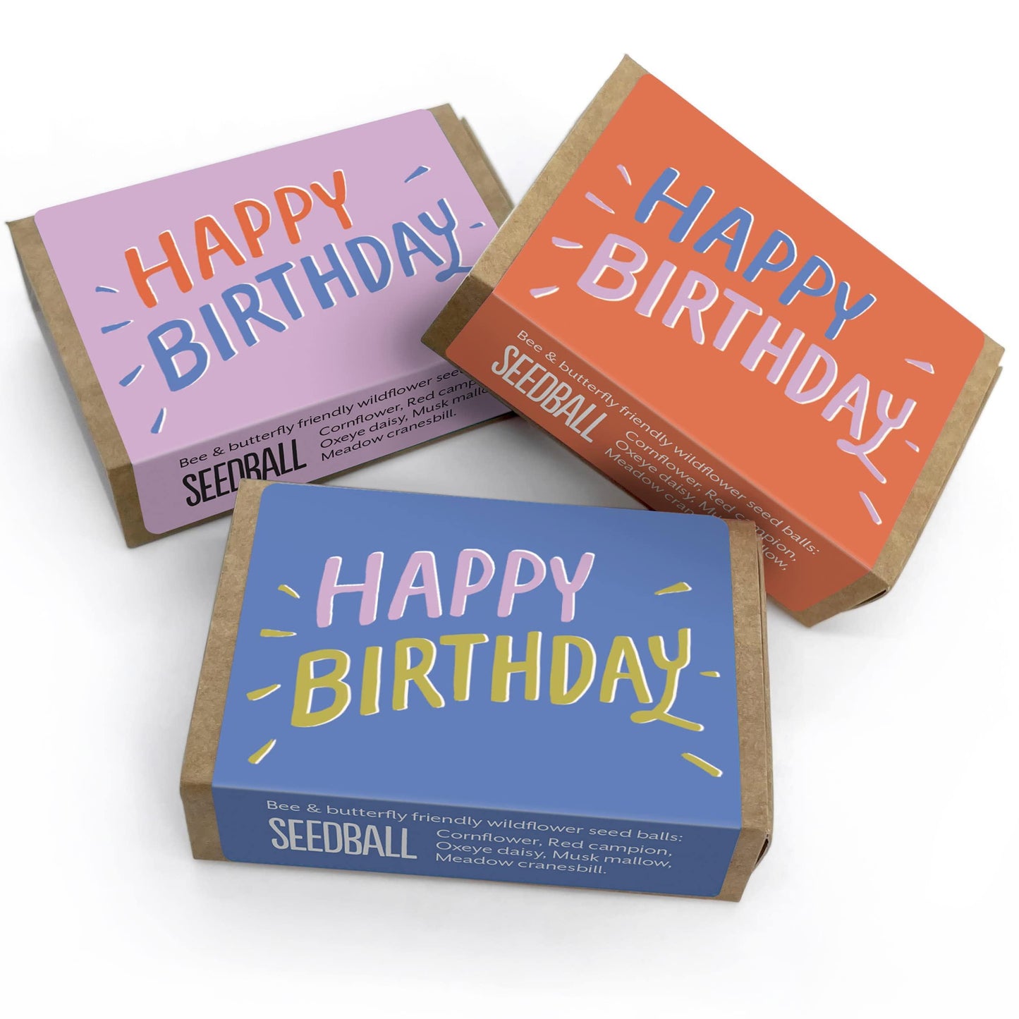 Happy Birthday Seed Balls - add to your gift box at Out of the Box Gifts