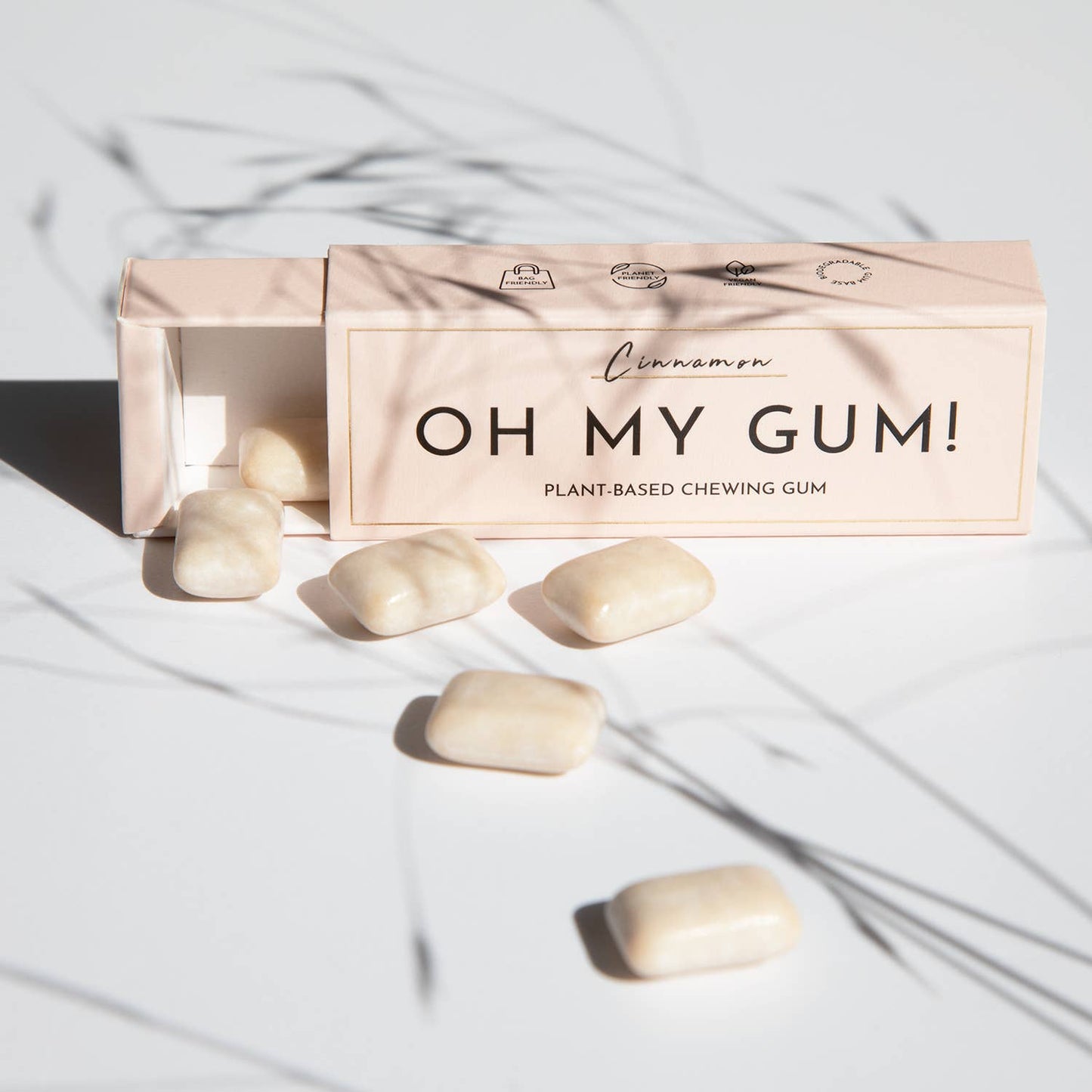OH MY GUM! - CINNAMON CHEWING GUM - add to your gift box at Out of the Box Gifts