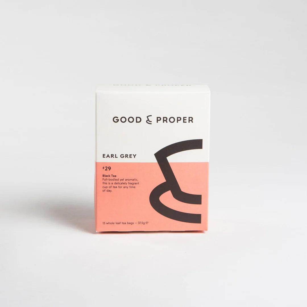 Good & Proper Earl Grey (15s) - add to your gift box at Out of the Box Gifts