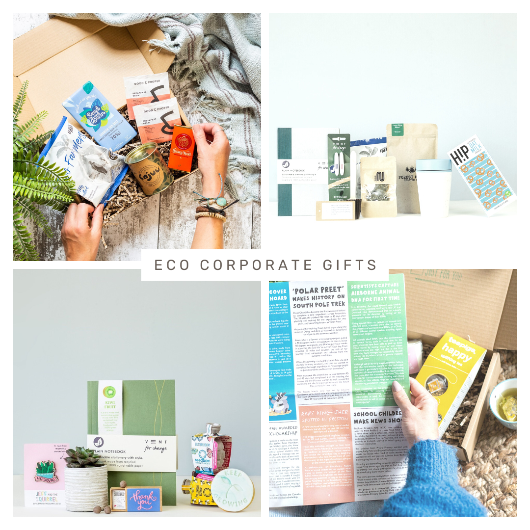 Eco Friendly Corporate Gifts - plastic free, memorable and purposeful gifts to delight your team and clients