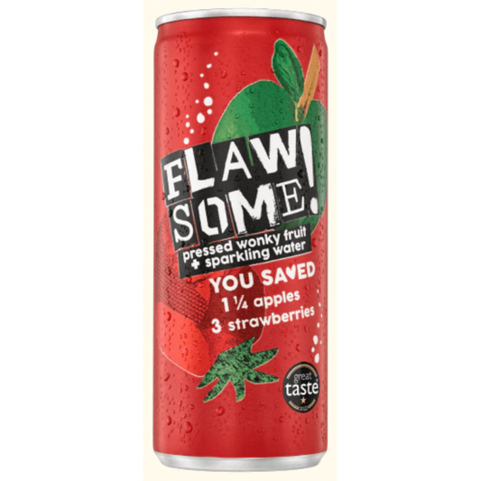 Flawsome! Apple & Strawberry Juice - Buy at Out of the Box Gifts