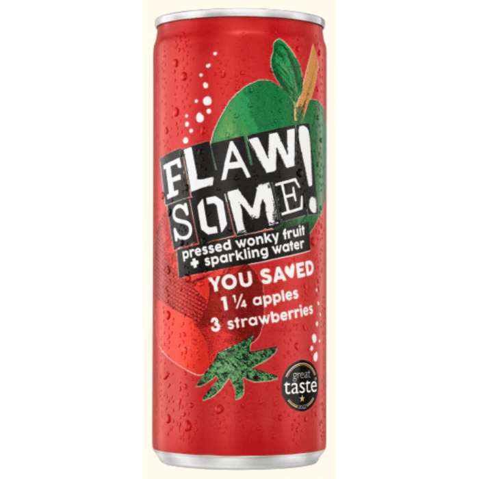 Flawsome! Apple & Strawberry Juice - Buy at Out of the Box Gifts