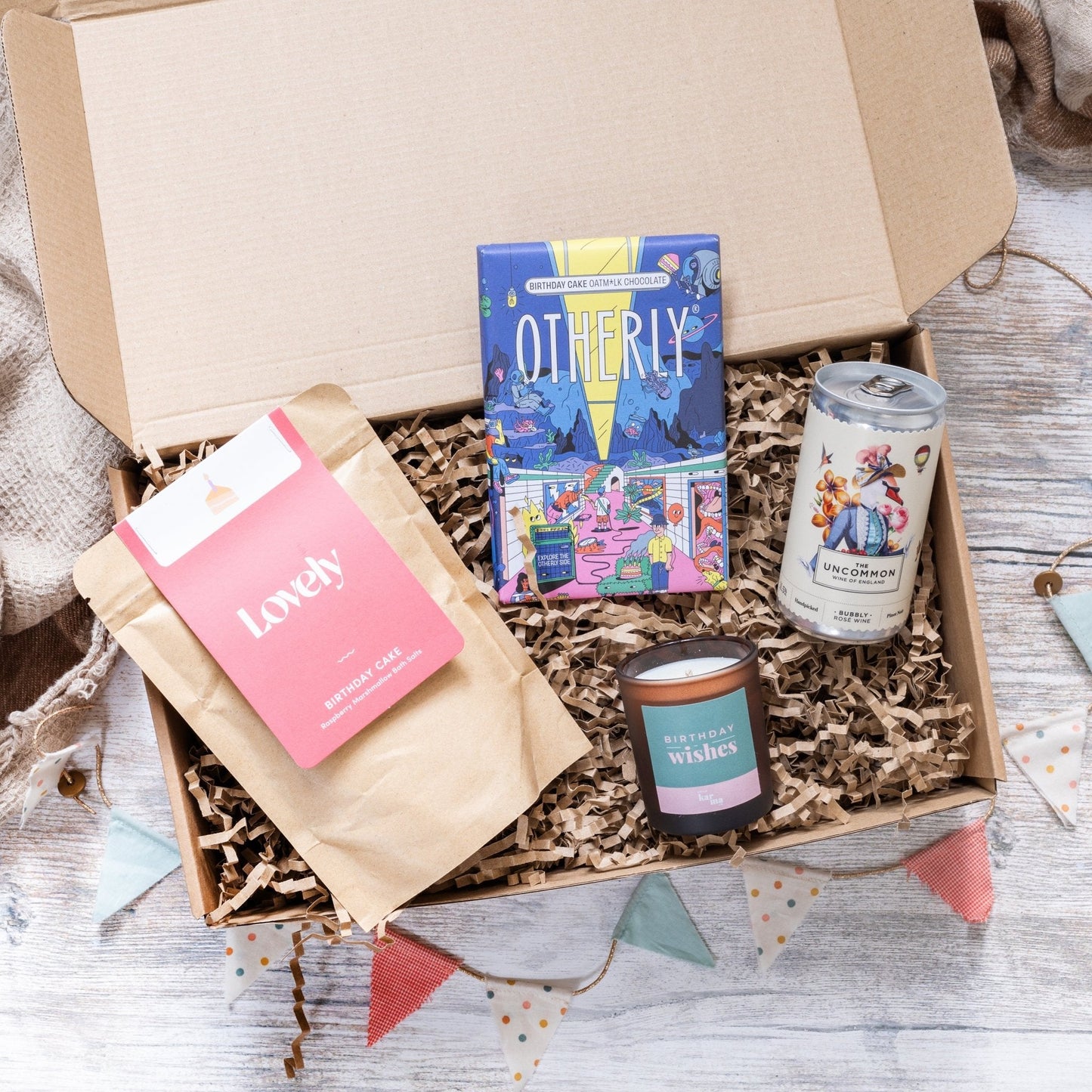 Merry Birthday Wishes Gift Box - add to your gift box at Out of the Box Gifts