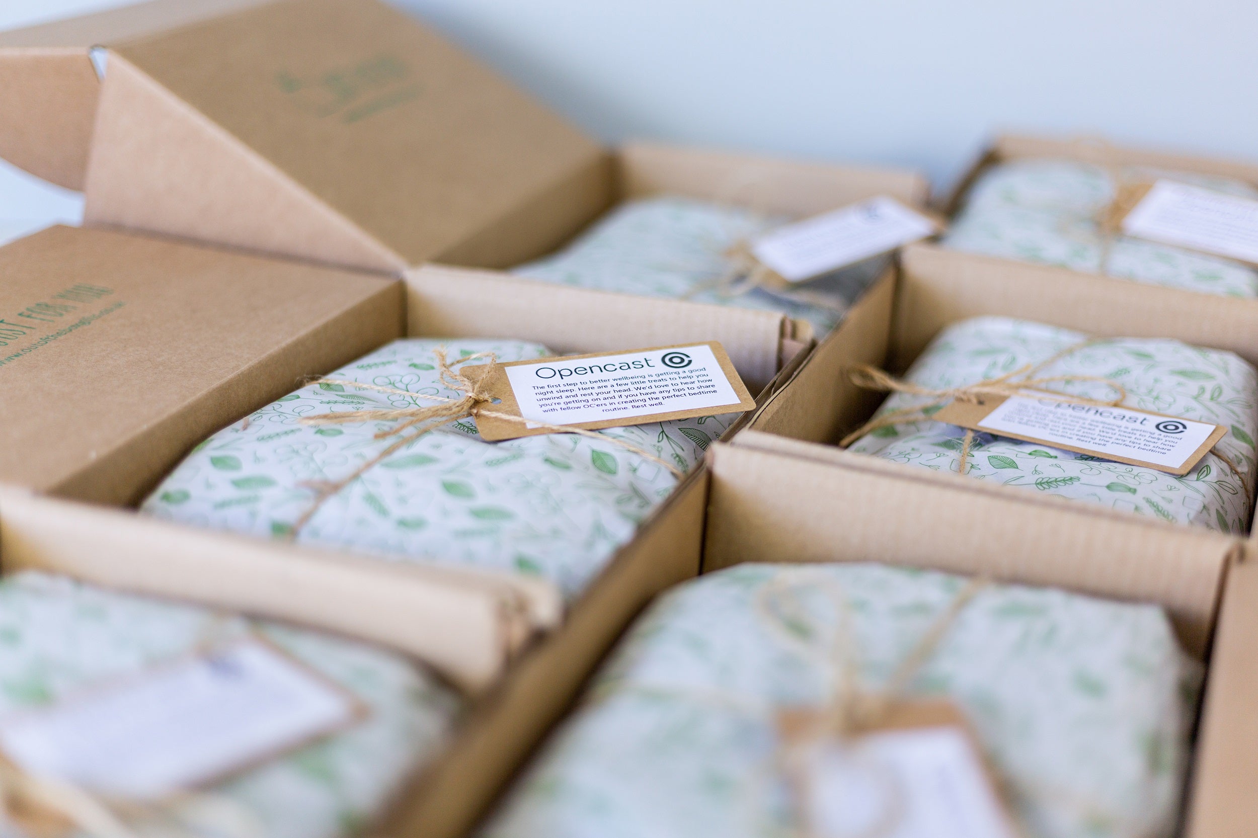 Sustainable Corporate Christmas Gifts - Bespoke Corporate Gifting Service - Image of various wrapped gift boxes