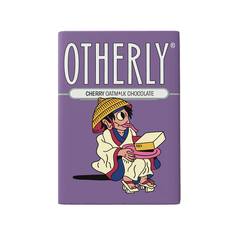 Cherry Oatmilk Chocolate 60g - add to your gift box at Out of the Box Gifts