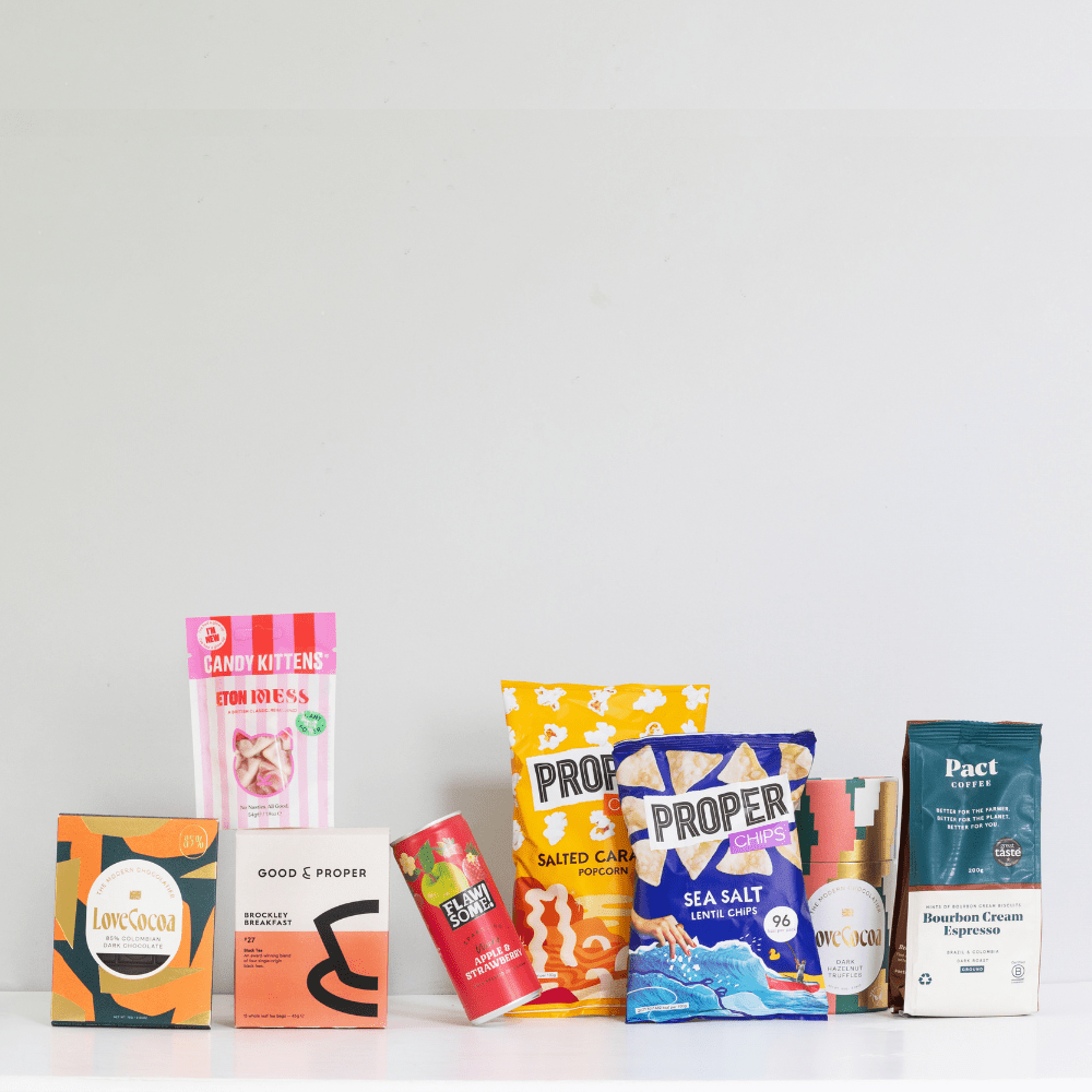The Conscious Treat Box - B Corp Treats - add to your gift box at Out of the Box Gifts