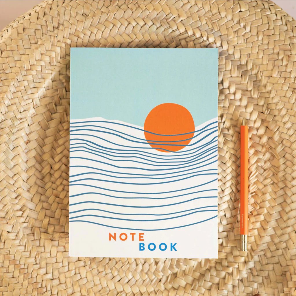 Good Tuesday A5 Tidal Waves Notebook - add to your gift box at Out of the Box Gifts
