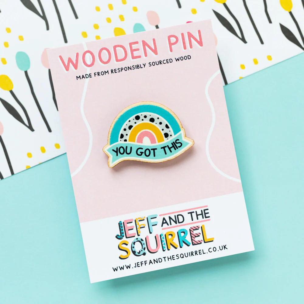 You got this pin badge - add to your gift box at Out of the Box Gifts