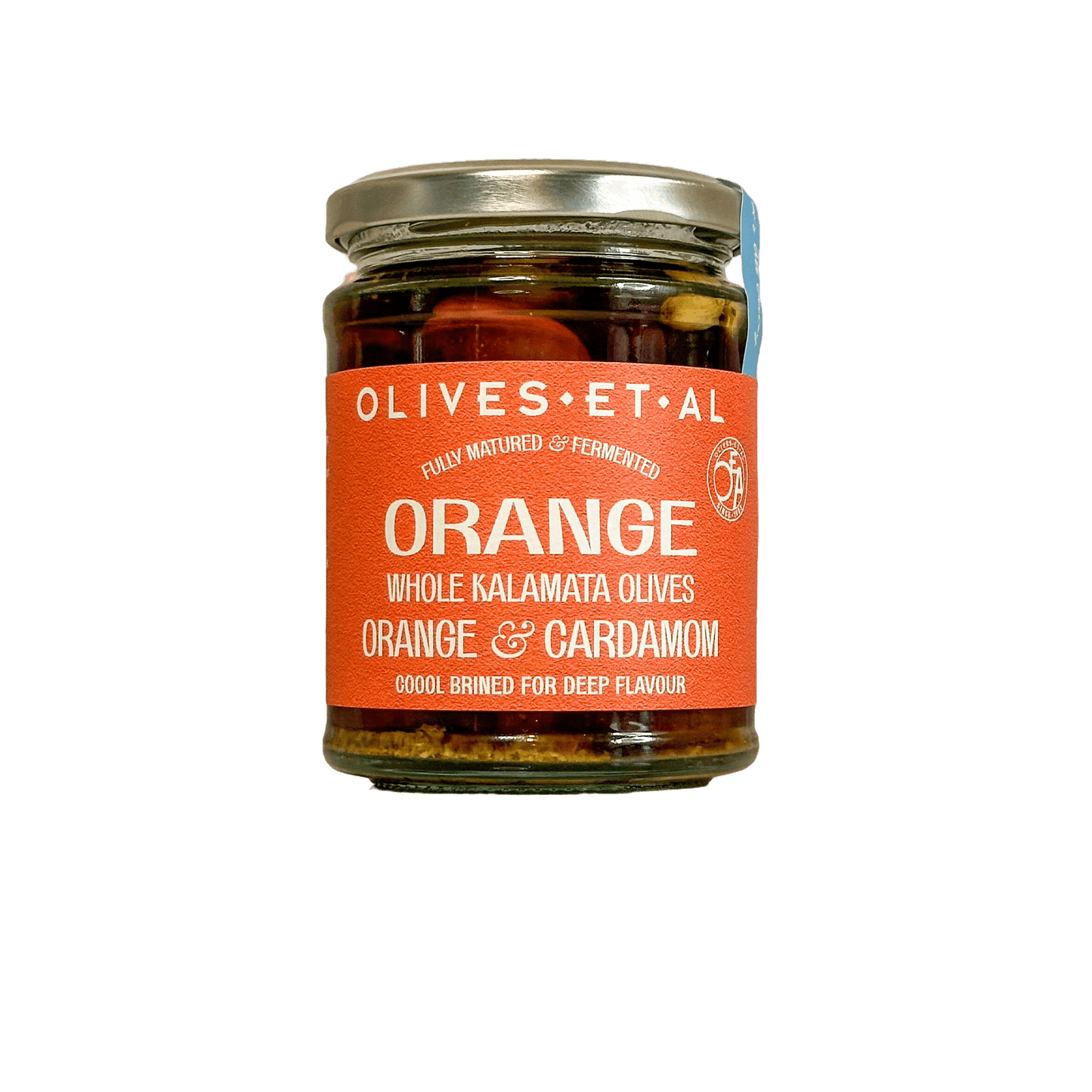 Orange & Cardamom Whole Kalamata Olives - add to your gift box at Out of the Box Gifts