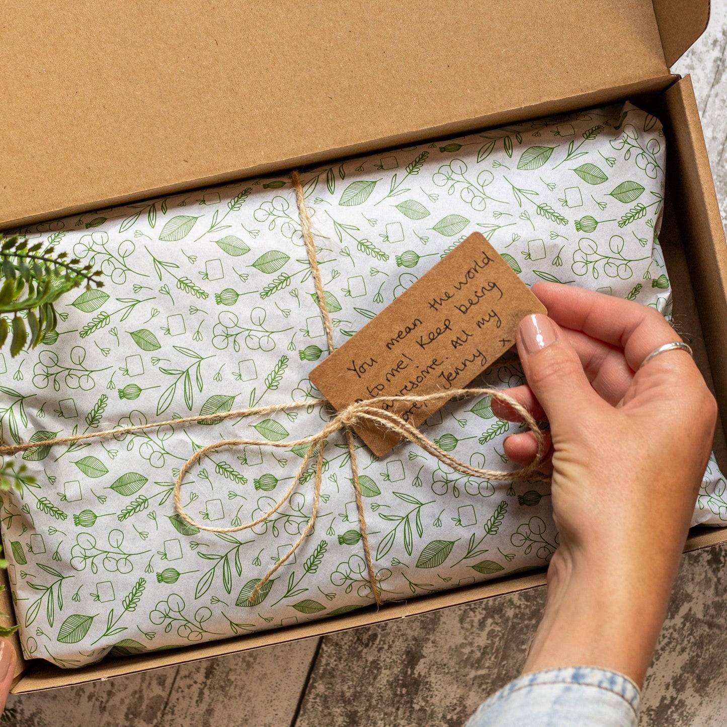 Gift Tag - add to your gift box at Out of the Box Gifts
