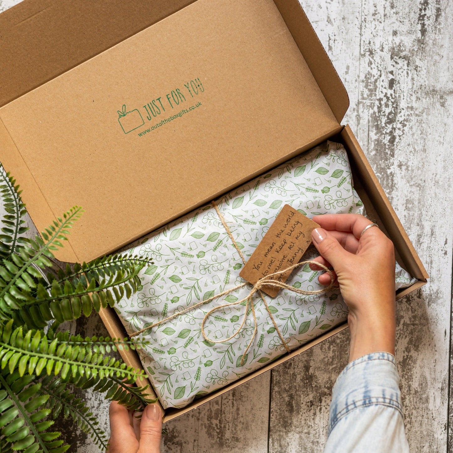 Gift Wrap - add to your gift box at Out of the Box Gifts