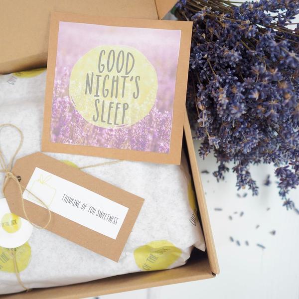 Natural Sleep Gift Set - Self Care Package for Sleep at Out of the Box Gifts