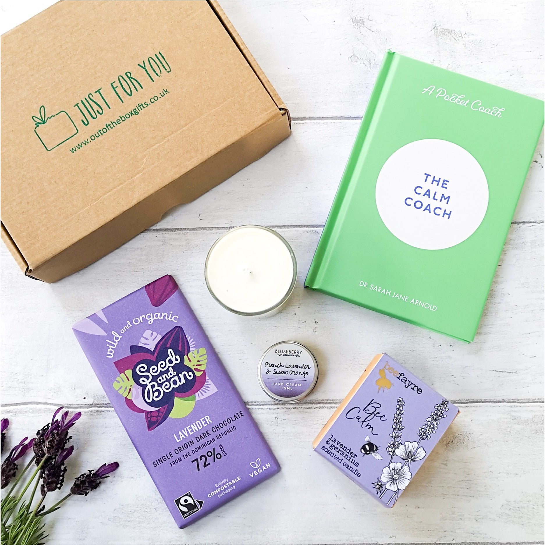 Vegan Calming Gift - buy from Out of the Box Gifts