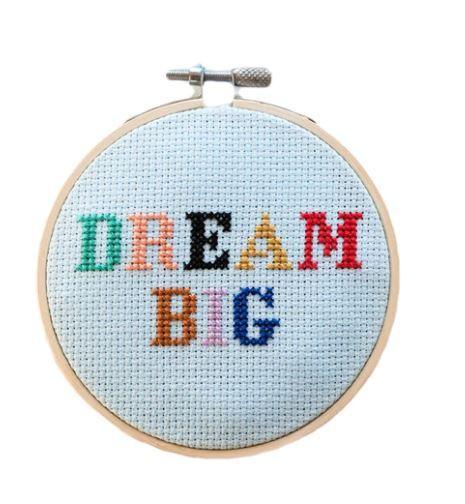 Dream Big Cross Stitch Kit - add to your gift box at Out of the Box Gifts