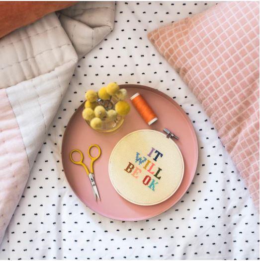 It Will Be OK Cross Stitch Kit - add to your gift box at Out of the Box Gifts