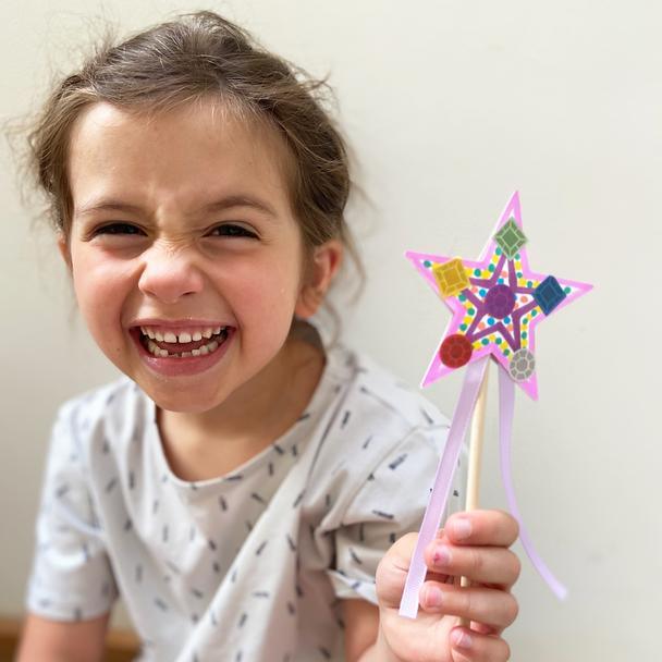 Make your own Magic Wand (Age 3+) - add to your gift box at Out of the Box Gifts
