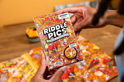 Riddle Pics - Library - add to your gift box at Out of the Box Gifts