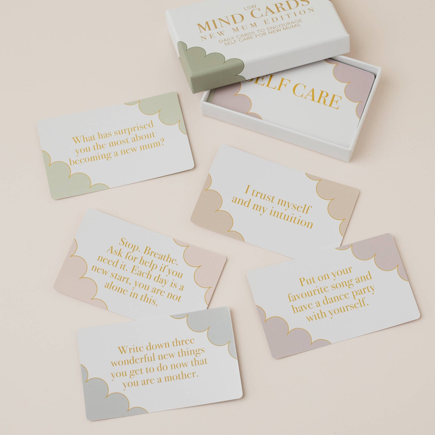 Mind Cards: New Mum Edition | Self care gift for new moms