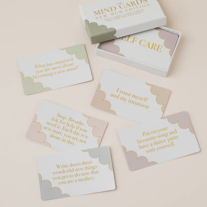 Mind Cards: New Mum Edition | Self care gift for new moms