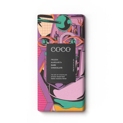 Coco Chocolatier Frozen Margarita Dark Chocolate Bar - add to your gift box at Out of the Box Gifts