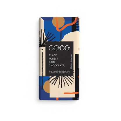 Black Forest Dark Mini Chocolate Bar - add to your gift box at Out of the Box Gifts