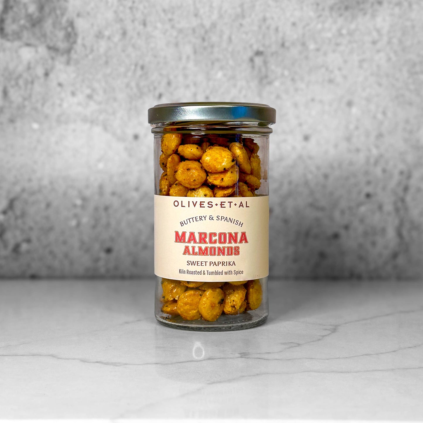 Sweet Paprika Marcona Almonds - add to your gift box at Out of the Box Gifts