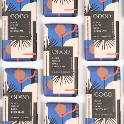 Black Forest Dark Mini Chocolate Bar - add to your gift box at Out of the Box Gifts