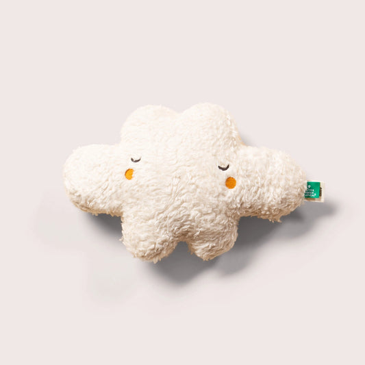 Fluffy Cloud Organic Soft Toy by Little Green Radicals - add to your gift box at Out of the Box Gifts