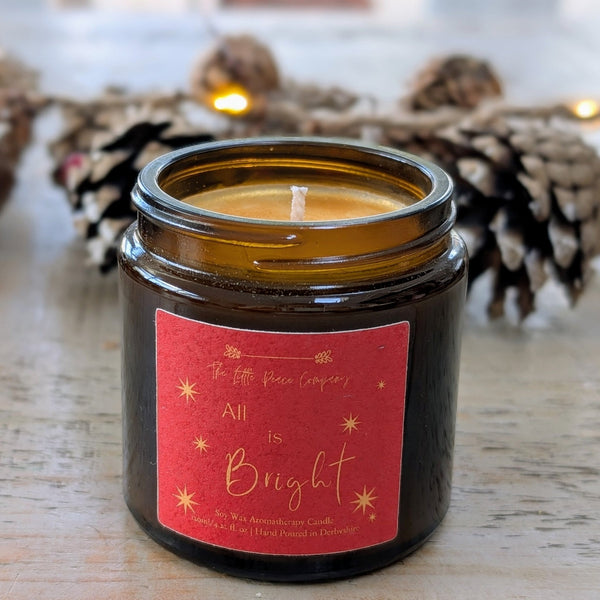 All Is Bright Aromatherapy Candle Out of the Box Gifts