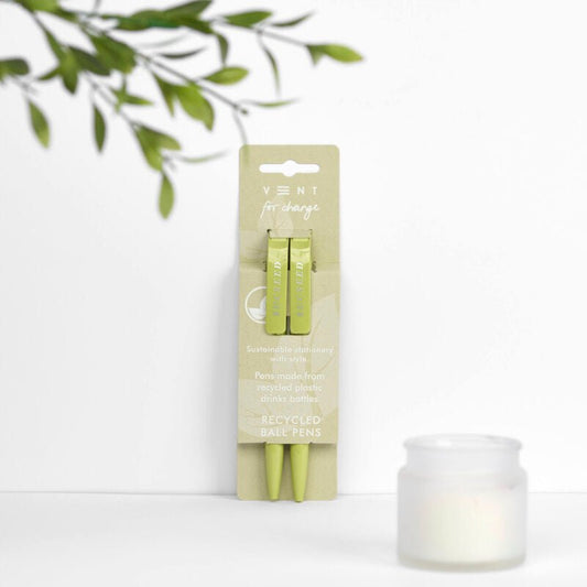 Kiwi Sucseed Recycled Pens - add to your gift box at Out of the Box Gifts