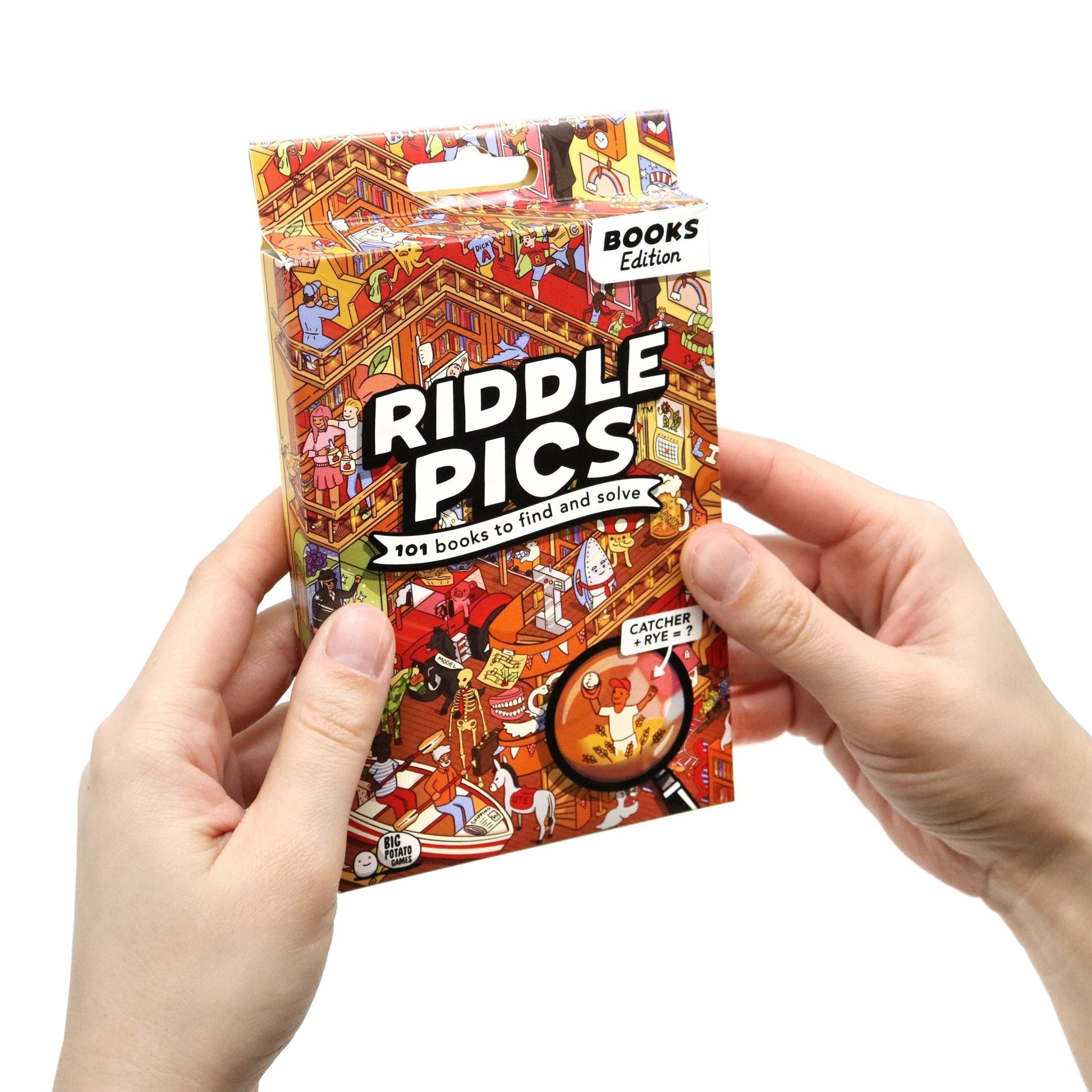 Riddle Pics - Library - add to your gift box at Out of the Box Gifts