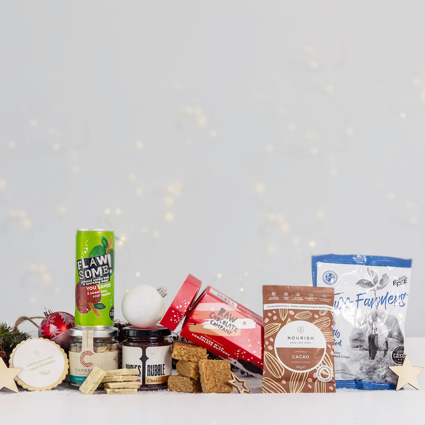 Sustainable Festive Snack Hamper - Buy at Out of the Box Gifts