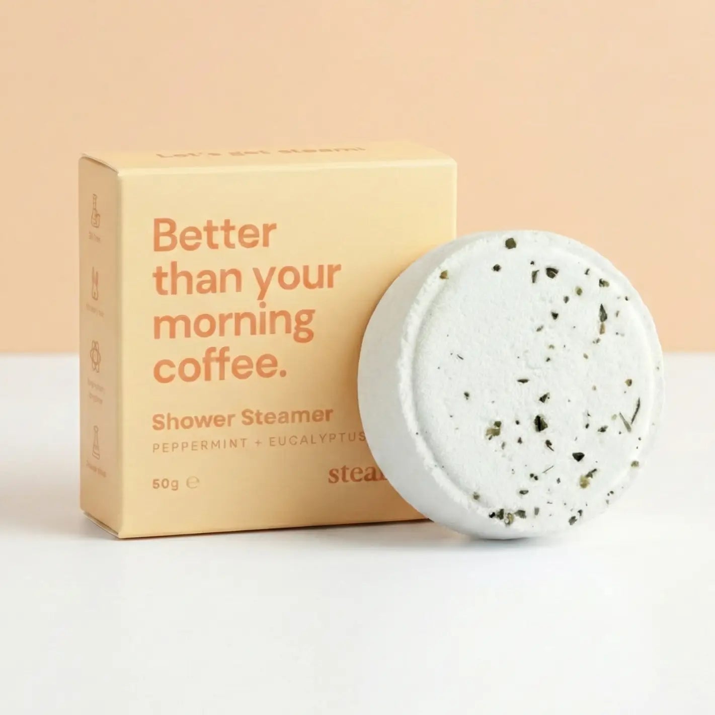 Refreshing Shower Steamer - add to your gift box at Out of the Box Gifts