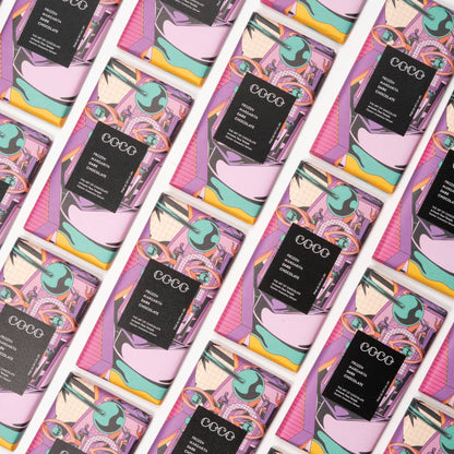 Coco Chocolatier Frozen Margarita Dark Chocolate Bar - add to your gift box at Out of the Box Gifts