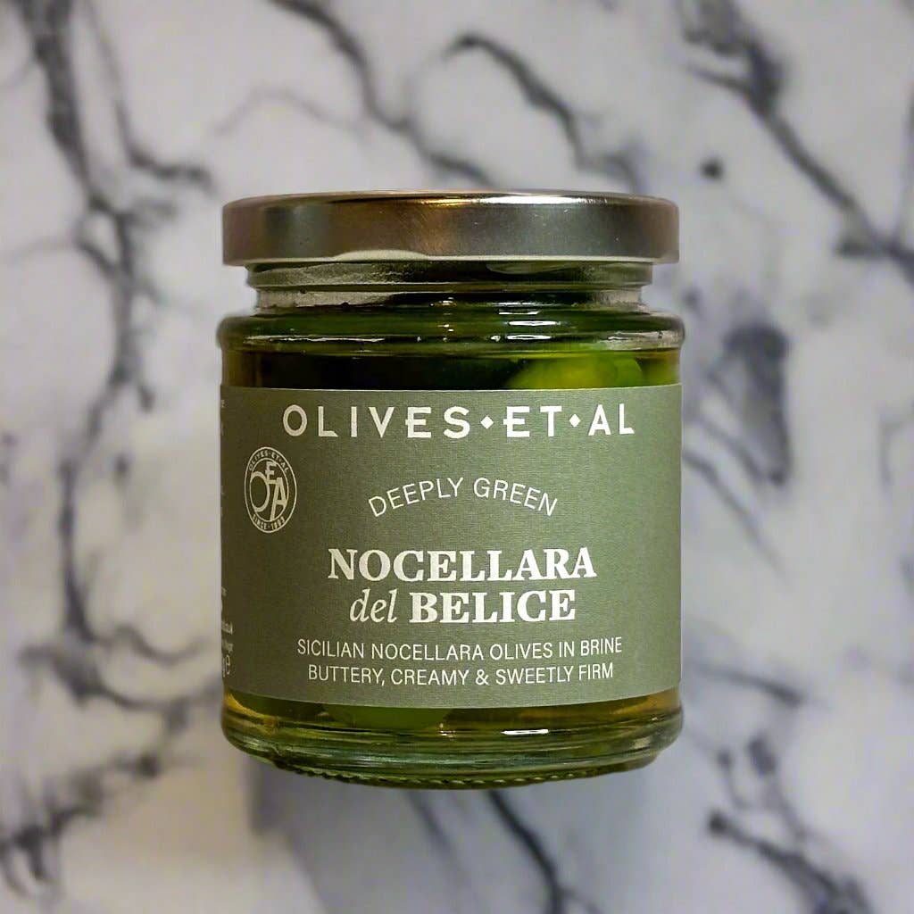 Nocellara del Belice Olives - add to your gift box at Out of the Box Gifts