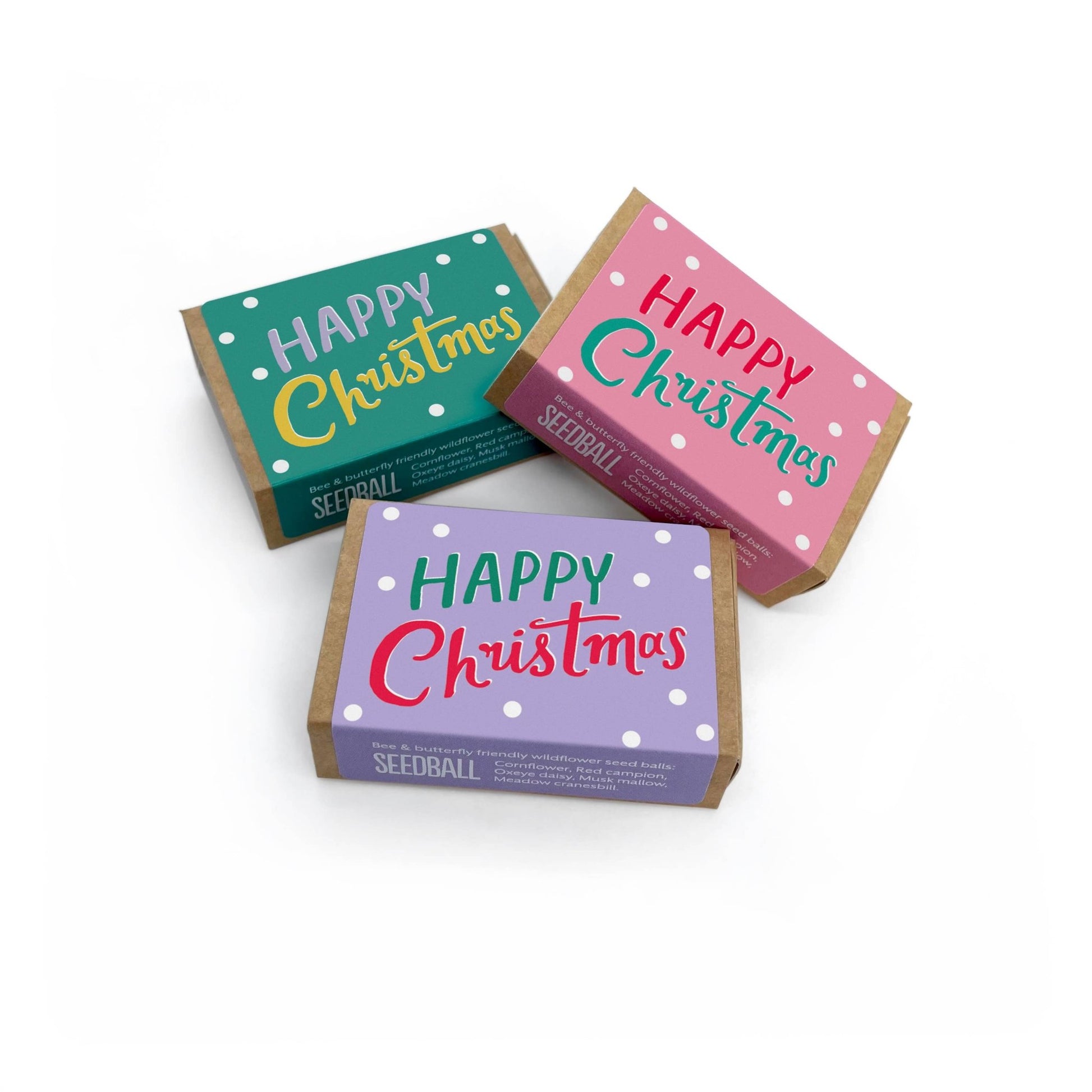 Happy Christmas Seed Boxes - add to your gift box at Out of the Box Gifts