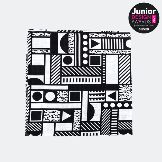 Etta Loves x Walala Studio 'Mono' Muslin - for newborn to 4 month old babies - add to your gift box at Out of the Box Gifts