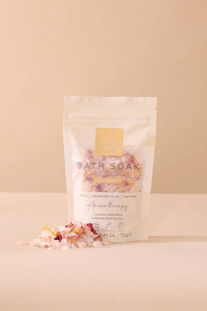 Aromatherapy Bath soak pouch Bath salts: Restore