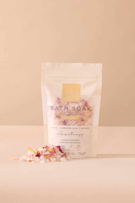 Aromatherapy Bath soak pouch Bath salts: Restore