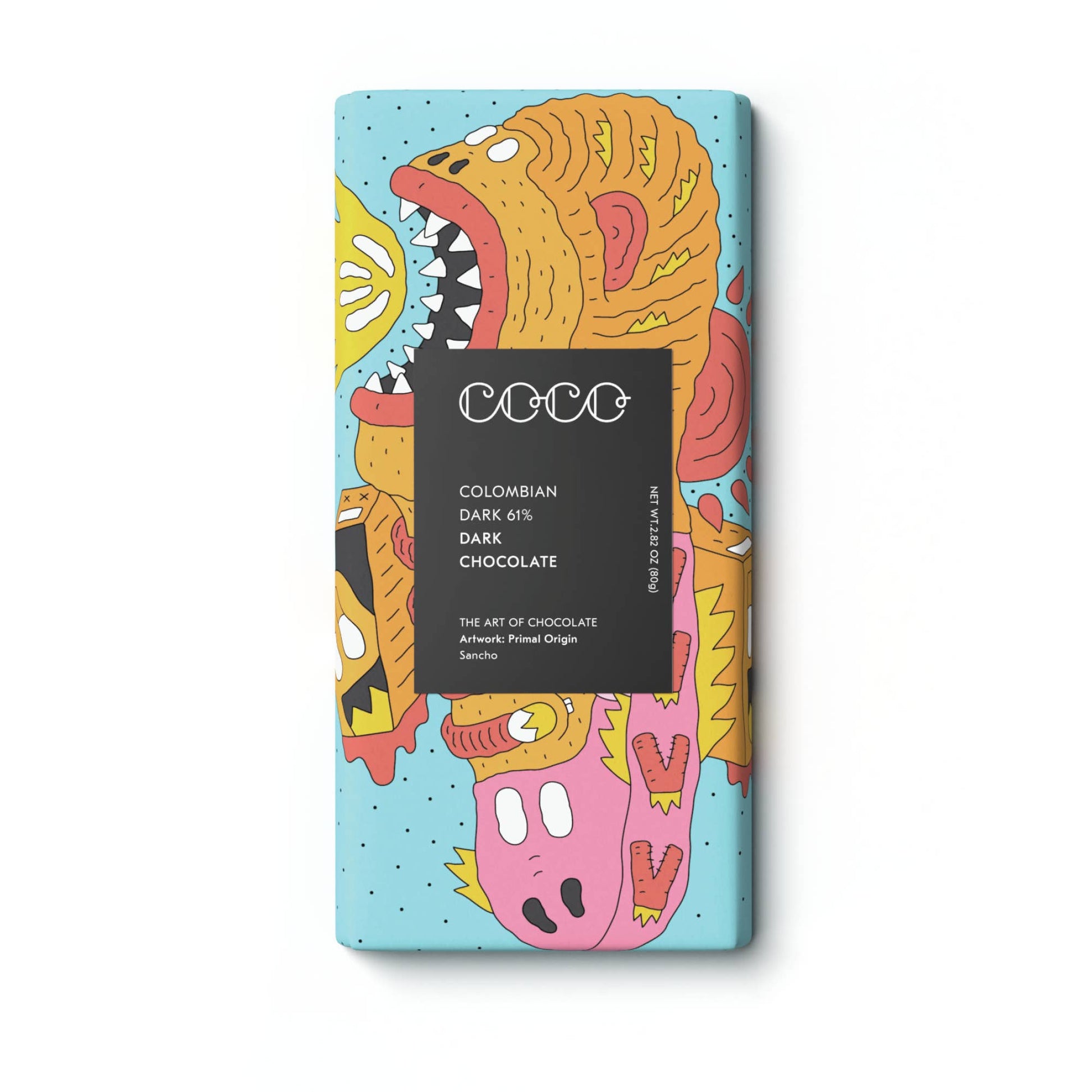 Colombian Dark Chocolate Bar 61% - add to your gift box at Out of the Box Gifts