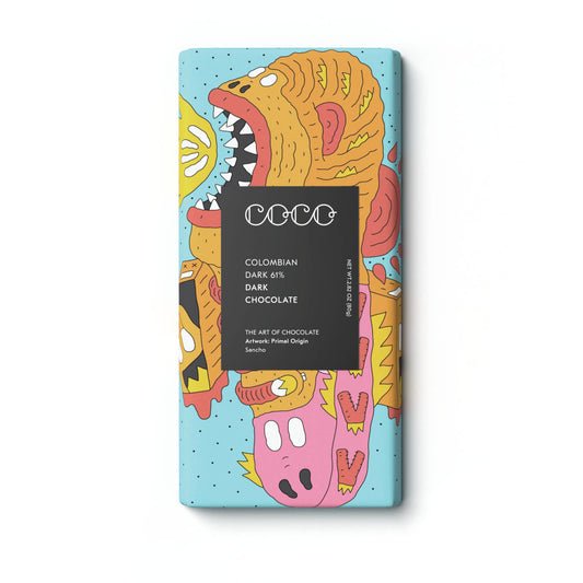 Colombian Dark Chocolate Bar 61% - add to your gift box at Out of the Box Gifts