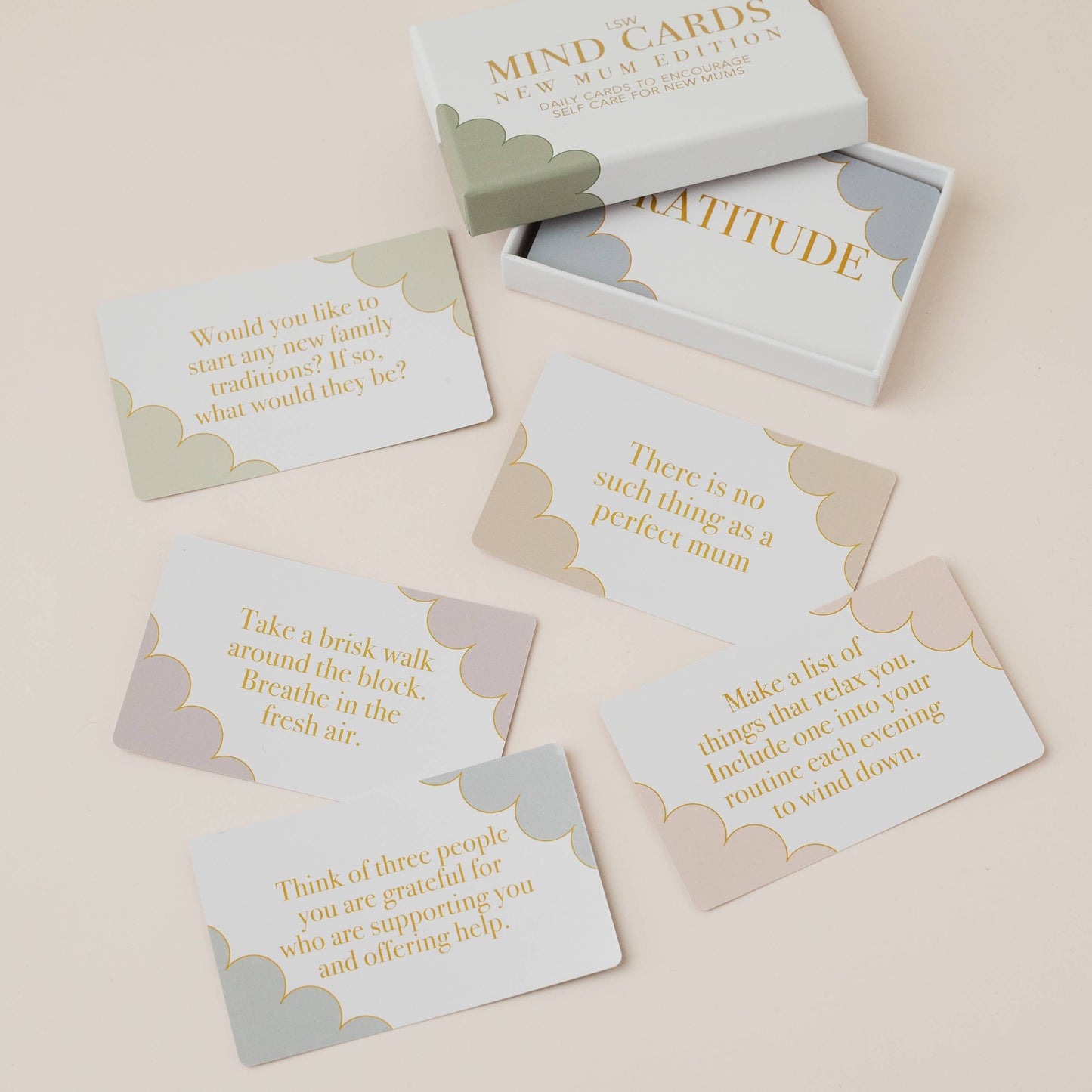 Mind Cards: New Mum Edition | Self care gift for new moms