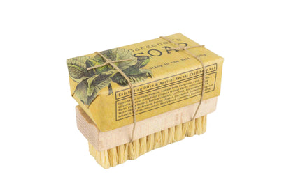 Gardener's Olive Oil Soap & Nail Brush