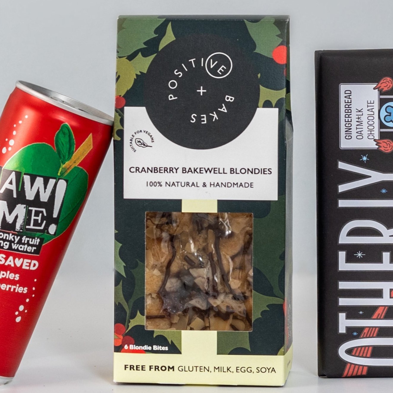 Cranberry Bakewell Blondies (Free From) (Preorder for December delivery) - add to your gift box at Out of the Box Gifts